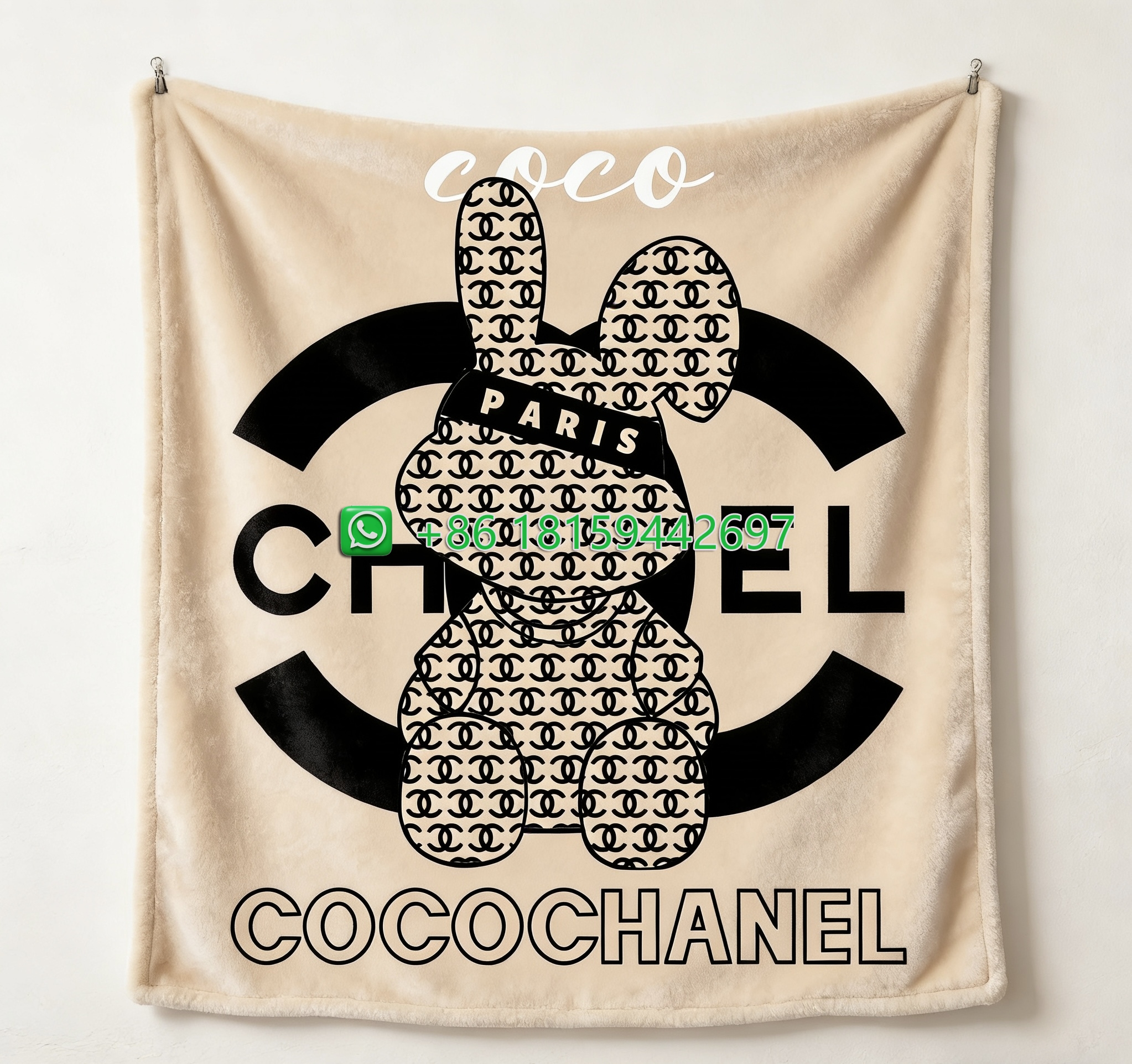 Chanel Throw Blankets